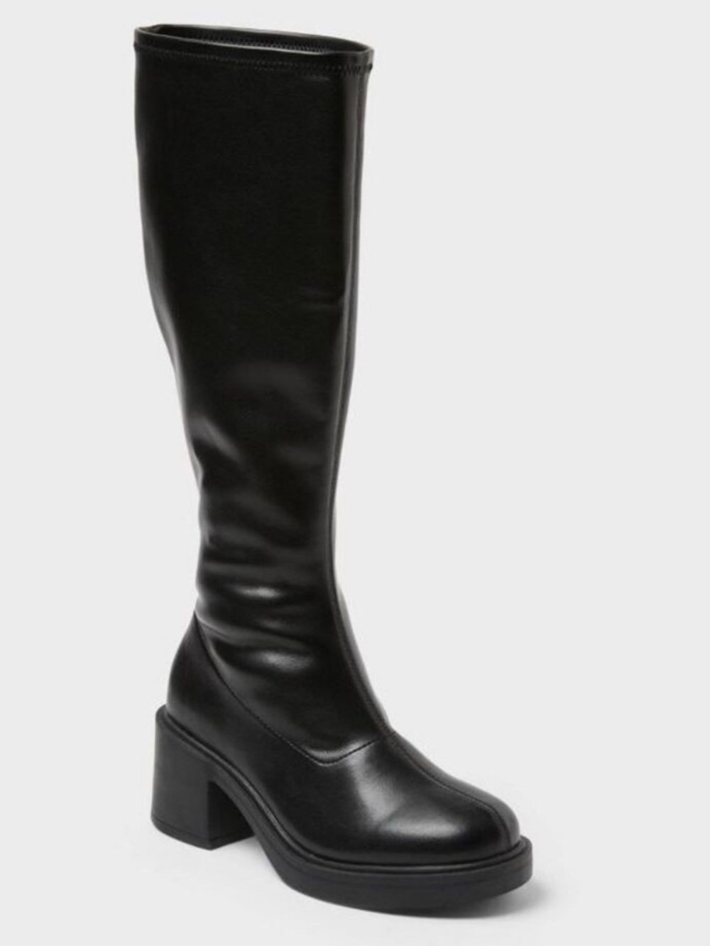 Wild Fable Black Knee-High Chunky Heel Danika Boots Size 9.5, 10